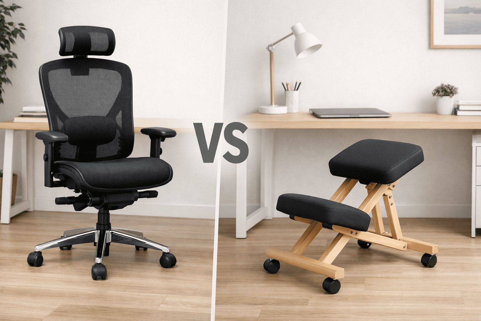 ergonomic chair vs kneeling chair comparison for better posture