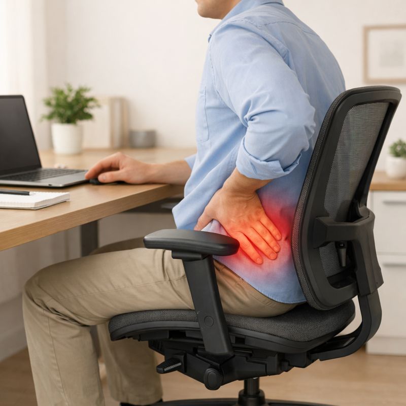 hip pain from sitting at an office desk