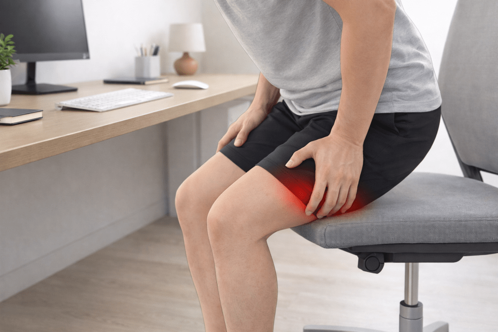 Signs of Thigh Pressure from Sitting Too Long