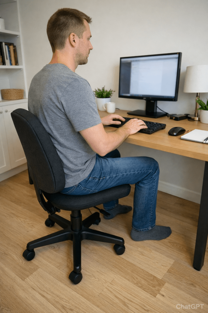 Best Sitting Position to Prevent Thigh Pressure