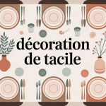 Décoration de table facile à réaliser ambiance chaleureuse