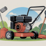 illustration moteur loncin avec outils jardin chantier loisirs