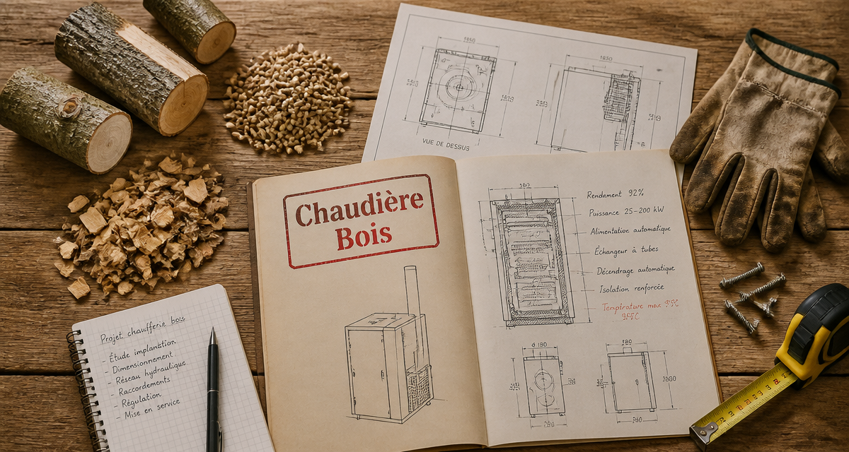 chaudière bois échantillons plans techniques