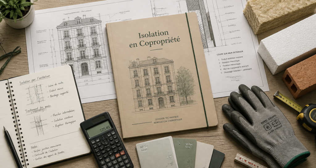 obligation isolation extérieure immeuble ancien plans façade