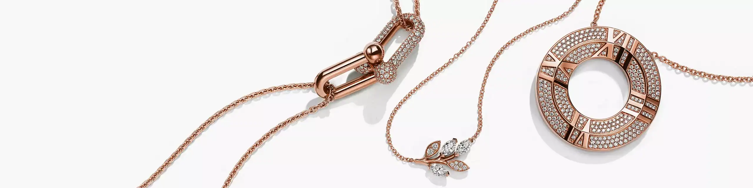 TOMEI Box Chain Necklace, White Gold 585/14K