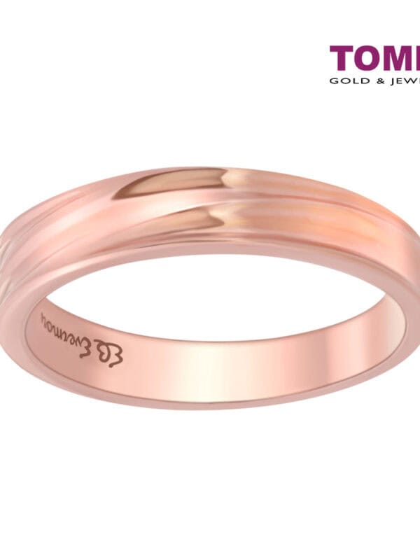 TOMEI EB Evermore Couple Rings Male, Rose Gold 750