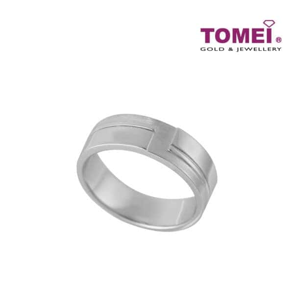 TOMEI Homme Series, Ring For Men Silver 925 + Palladium
