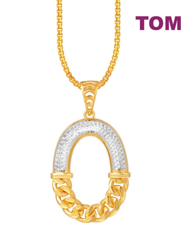 1000x1000px_0003s_0001_Layer27 TOMEI Dual-Tone Knotted Pendant, Yellow Gold 916