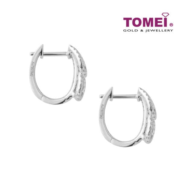 TOMEI Bonnie Earrings, White Gold 750 (E1897)