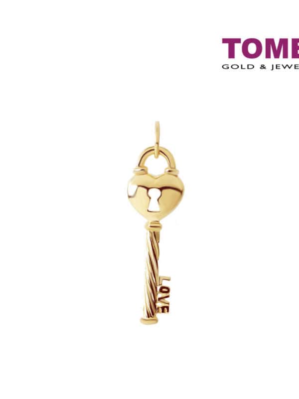 1000x1000px_0004s_0001_9P-PT0024-1C_1 TOMEI Key with Loving Sensuality Pendant, Yellow Gold 916