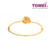 TOMEI Petal of Love Bangle, Yellow Gold 916 (WS-BK1489-1C)