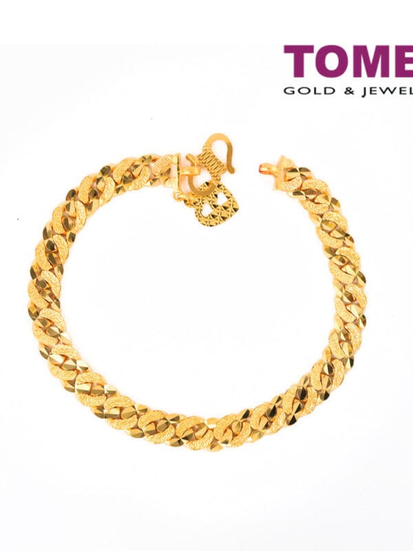 TOMEI Bracelet, Yellow Gold 916 (9M-ZSDK15-XR)