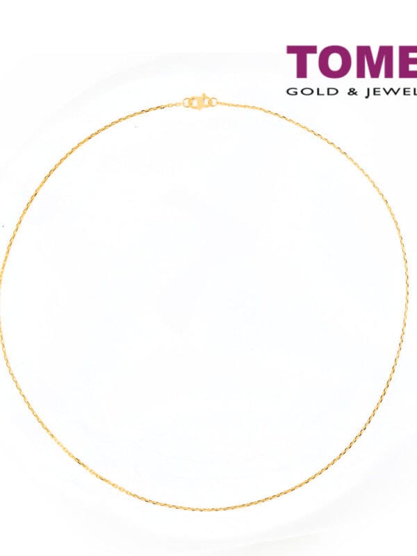 TOMEI Necklace of Subtle Glamour, Yellow Gold 916