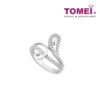 TOMEI Pizzazz in Glittering Splendour Ring, Diamond White Gold 375 (R3291)