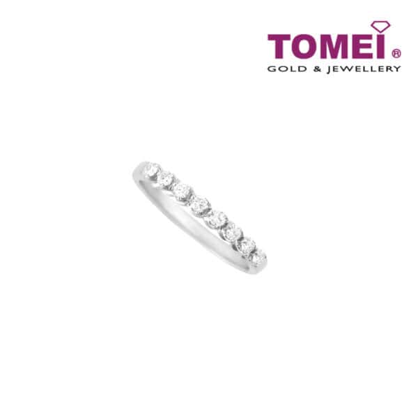 TOMEI Diamond Ring, White Gold 585