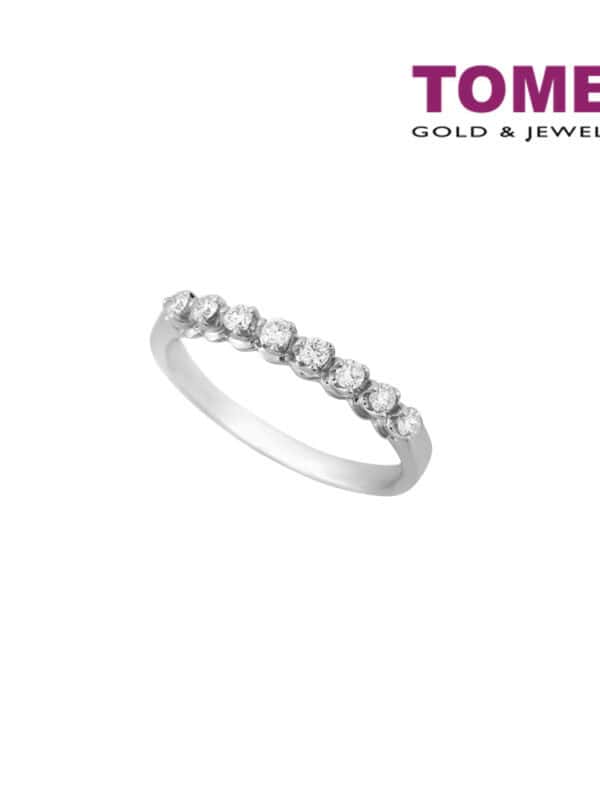 TOMEI Diamond Ring, White Gold 585
