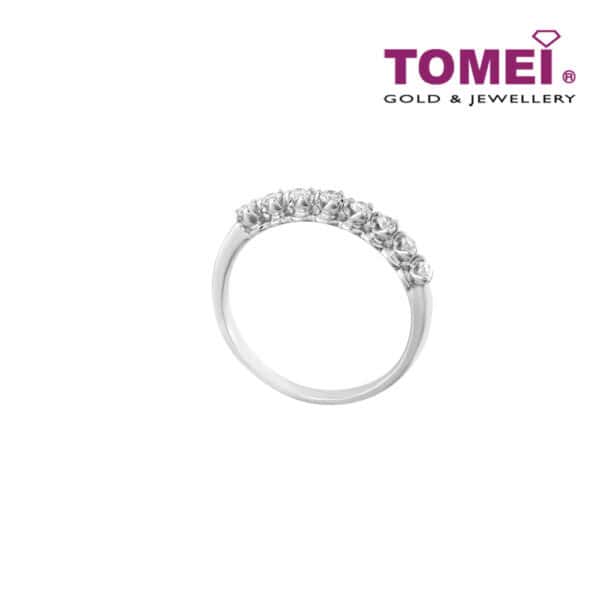 TOMEI Diamond Ring, White Gold 585