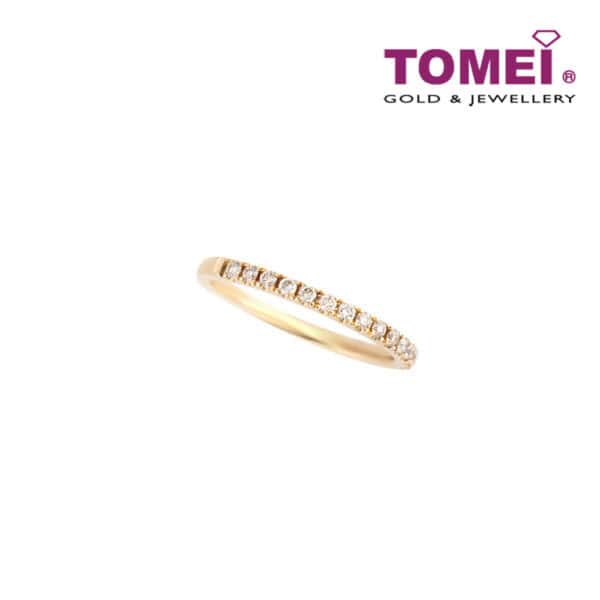 TOMEI Eternity Ring, Diamond Yellow Gold 750