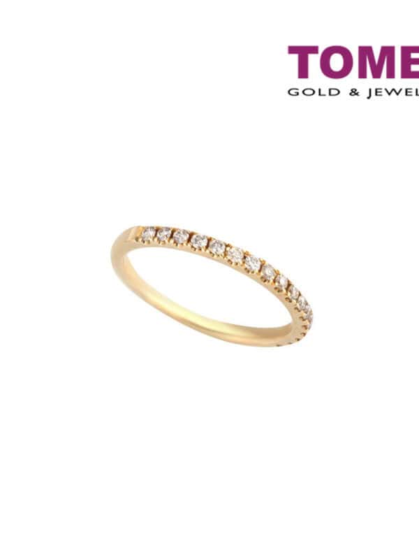 TOMEI Eternity Ring, Diamond Yellow Gold 750