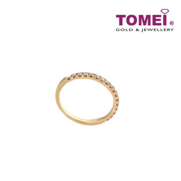 TOMEI Eternity Ring, Diamond Yellow Gold 750