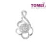 TOMEI Florulent with  Enthralling Splendour Pendant, Diamond White Gold 750 (PD17142)