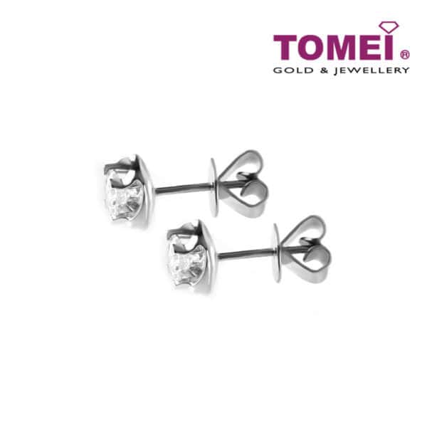 TOMEI Florentina Earrings, Diamond White Gold 750 (E1309)
