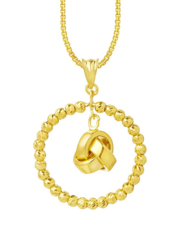 1100x762_19Sepcopy_0028_IP-X3P210094-1C TOMEI Lusso Italia Beads Wreath with Knot Pendant, Yellow Gold 916