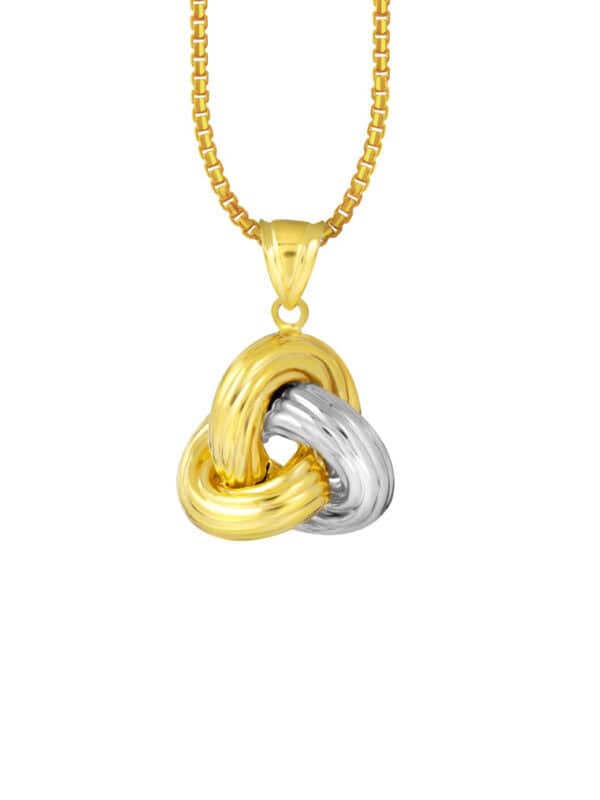 1100x762px_10March_0045_IP-X1P190262-2C TOMEI Lusso Italia Knot Pendant, Yellow Gold 916