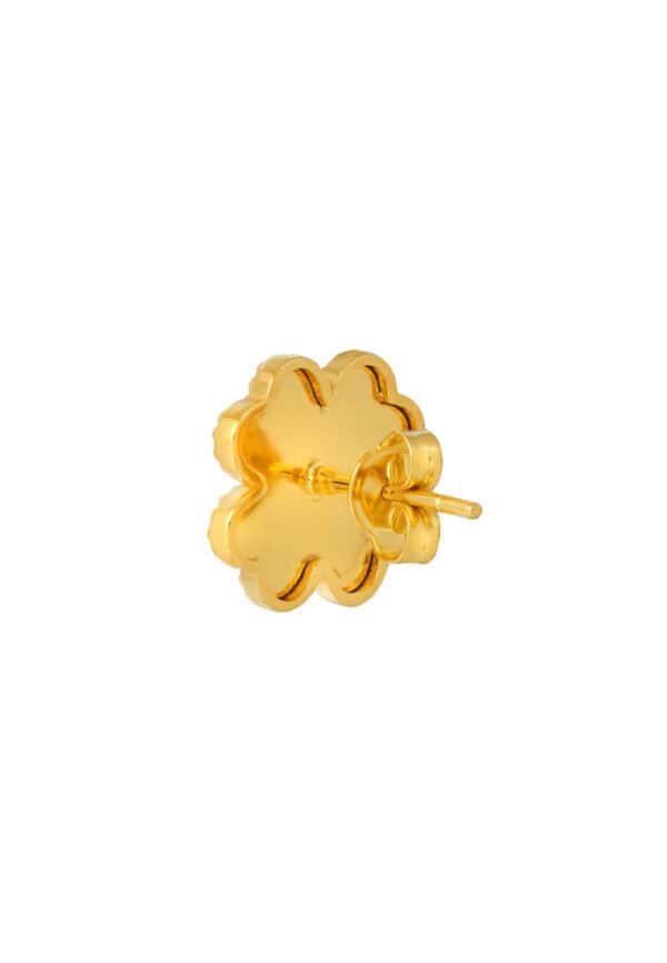 1100x762px_14April_0013_DC-YG1345E-B-2C TOMEI Diamond Cut Collection Clover Earrings, Yellow Gold 916