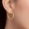 TOMEI Lusso Italia Loop Earrings, Yellow Gold 916