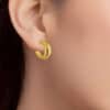 TOMEI Lusso Italia Stud Earrings, Yellow Gold 916