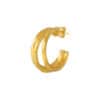 TOMEI Lusso Italia Stud Earrings, Yellow Gold 916
