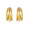 TOMEI Lusso Italia Stud Earrings, Yellow Gold 916