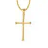 TOMEI Cross Pendant, Yellow Gold 916