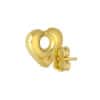 TOMEI Lusso Italia Heart Earrings, Yellow Gold 916