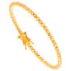 TOMEI Kids Beads Bangle, Yellow Gold 916