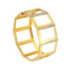 TOMEI Diamond Cut Collection Bangle, Yellow Gold 916