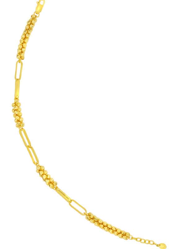 TOMEI Bundled Beads Bracelet, Yellow Gold 916