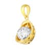 TOMEI Bead In Cradle Pendant, Yellow Gold 916
