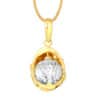 TOMEI Bead In Cradle Pendant, Yellow Gold 916