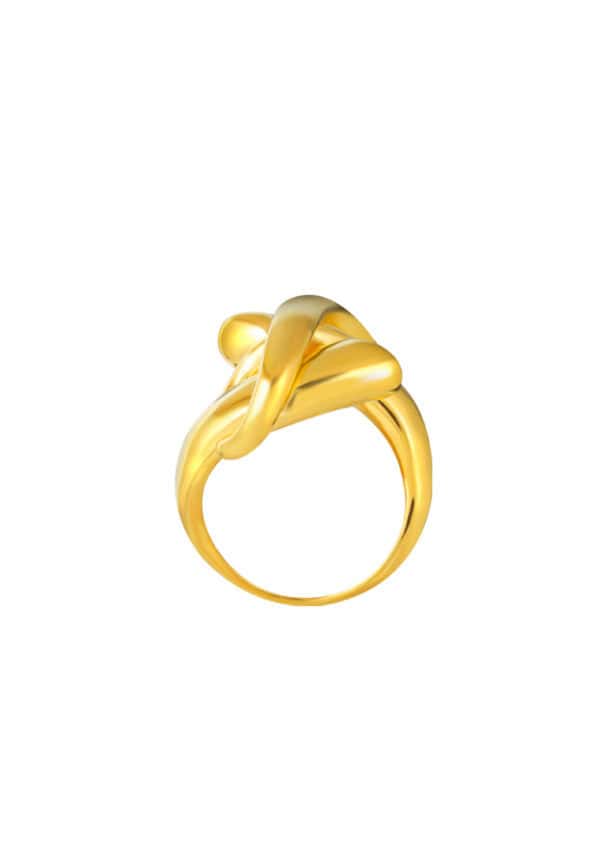 TOMEI Lusso Italia Ring, Yellow Gold 916
