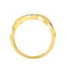 TOMEI Dual-Tone Oxagon Ring, Yellow Gold 916