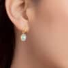 TOMEI Diamond Cut Collection Earrings, Yellow Gold 916