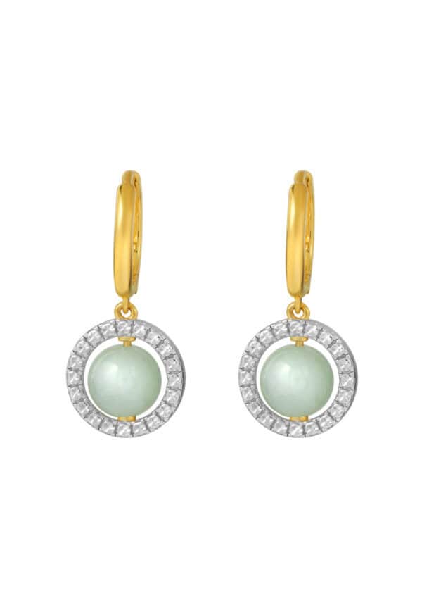 TOMEI Diamond Cut Collection Earrings, Yellow Gold 916