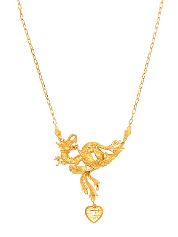 1100x762px_29May_0000_WS-YG1448N-1C TOMEI Dragon Phoenix Necklace, Yellow Gold 916