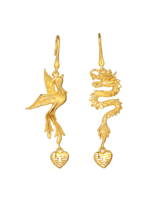 1100x762px_29May_0008_WS-YG1292E-1C TOMEI Dragon Phoenix Earrings, Yellow Gold 916