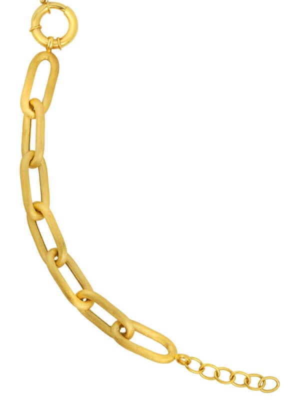 TOMEI Lusso Italia Bold Sinki Bracelet, Yellow Gold 916