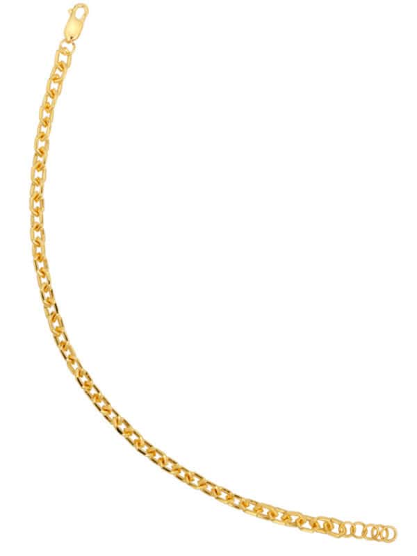 TOMEI Loop Linked Bracelet, Yellow Gold 916