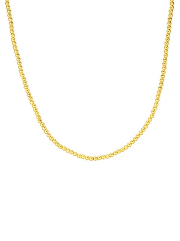 TOMEI Glowing Ball Necklace, Yellow Gold 916