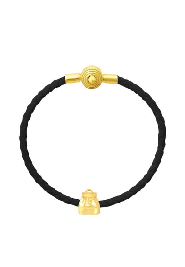 TOMEI Chomel Backpack Charm, Yellow Gold 916